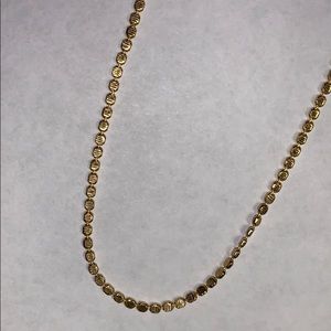 Lulus gold discs necklace